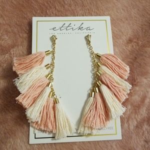 Ettika Day Dreamer Tassel Earrings